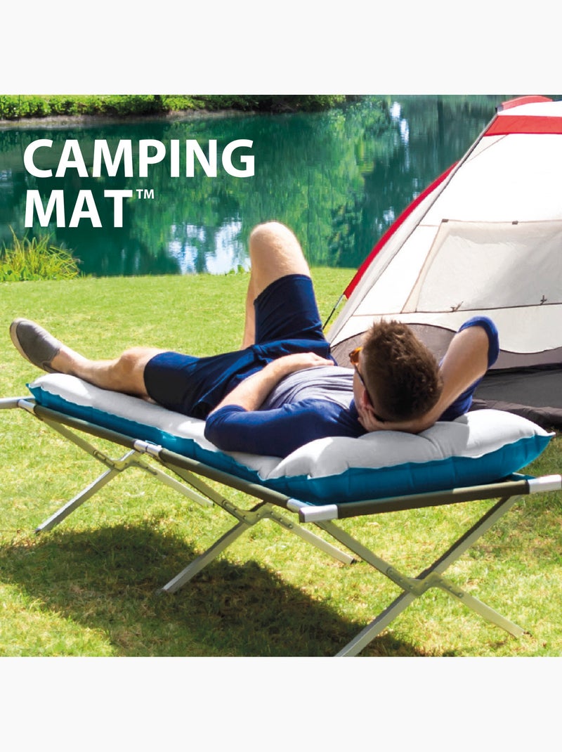 Colchoneta hinchable intex camping 72x189x15 cm Azul - Kiabi