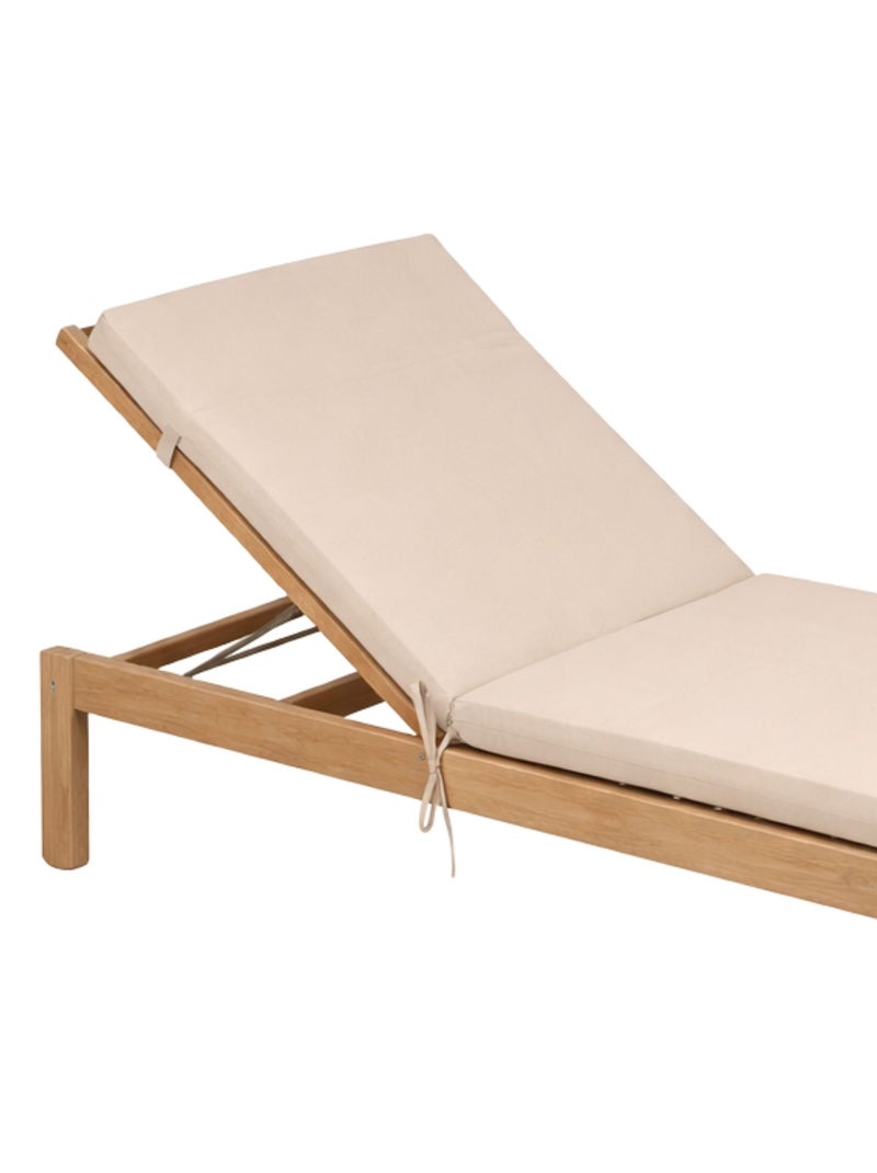 Colchoneta tumbona exterior impermeable MINORQUE Beige - Kiabi