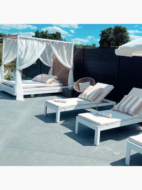 Colchoneta tumbona exterior impermeable MINORQUE - Kiabi