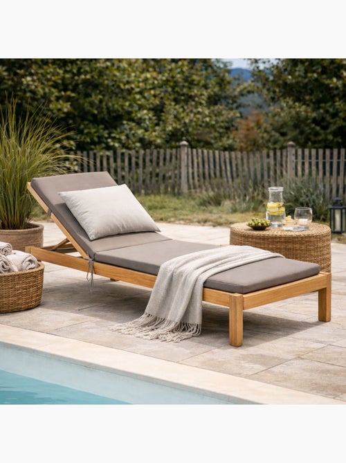 Colchoneta tumbona exterior impermeable MINORQUE - Kiabi Colchoneta tumbona exterior impermeable MINORQUE - Kiabi