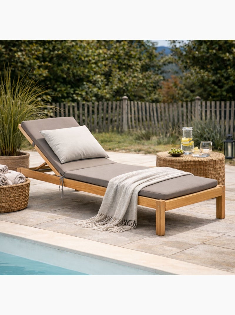 Colchoneta tumbona exterior impermeable MINORQUE Verdín - Kiabi