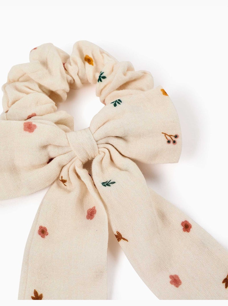 Coletero con lazo y estampado floral Blanco - Kiabi