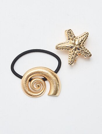 Coletero de concha y pinza de estrella