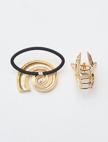 Coletero de concha y pinza de estrella