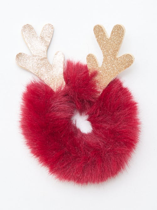 Coletero de malla peluche con cuernos de reno - Kiabi