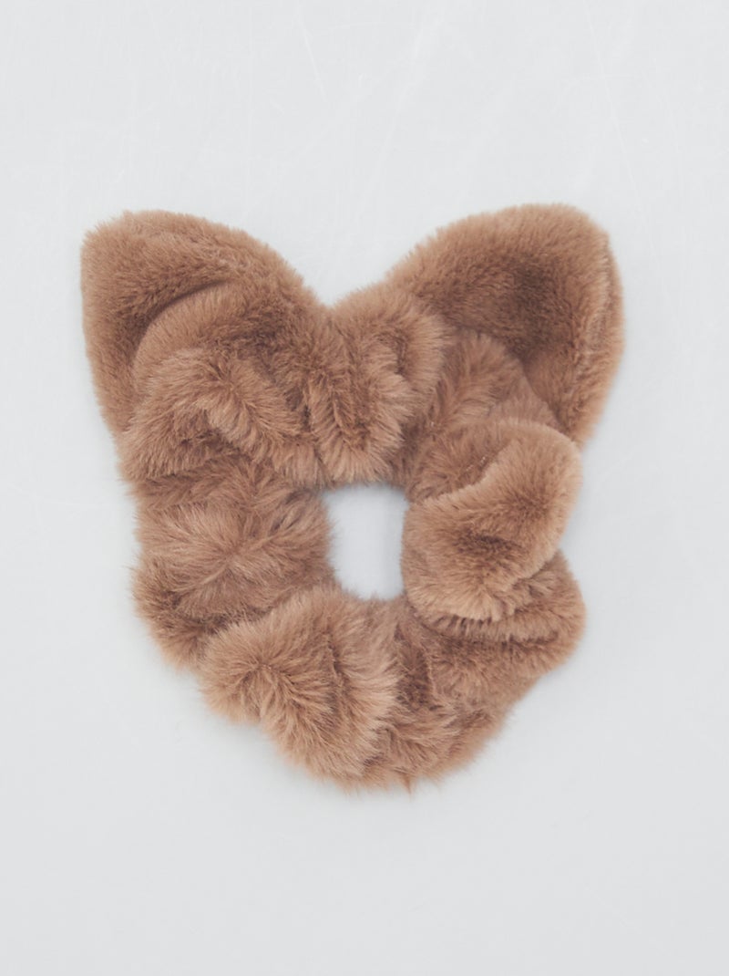 Coletero de pelo sintético MARRON - Kiabi