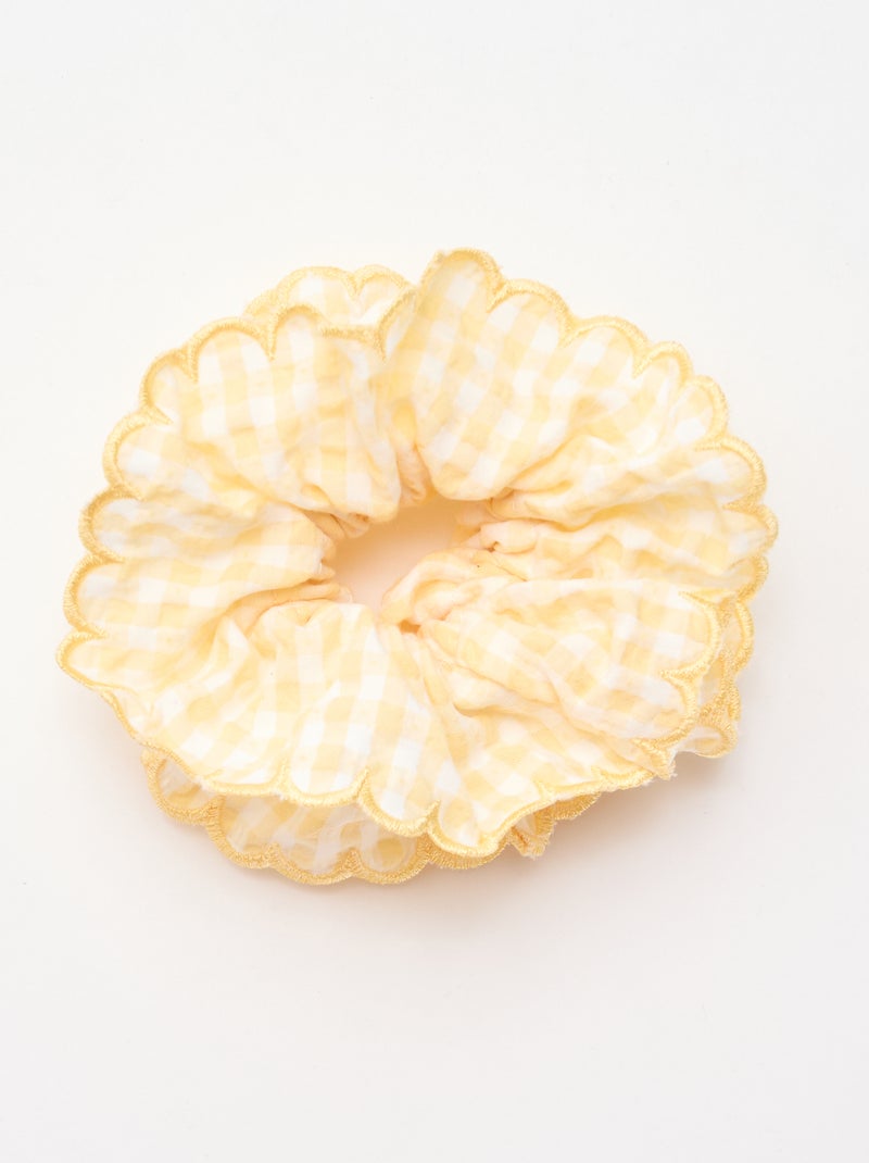 Coletero grande de cuadros vichy Amarillo - Kiabi