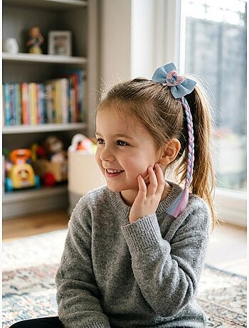 Coletero trenza con figura stitch disney