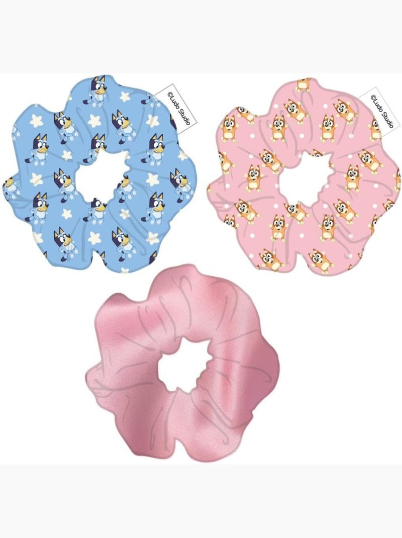 Coleteros de tela Bluey niño: lote de 3 para el cabello Multicolor - Kiabi