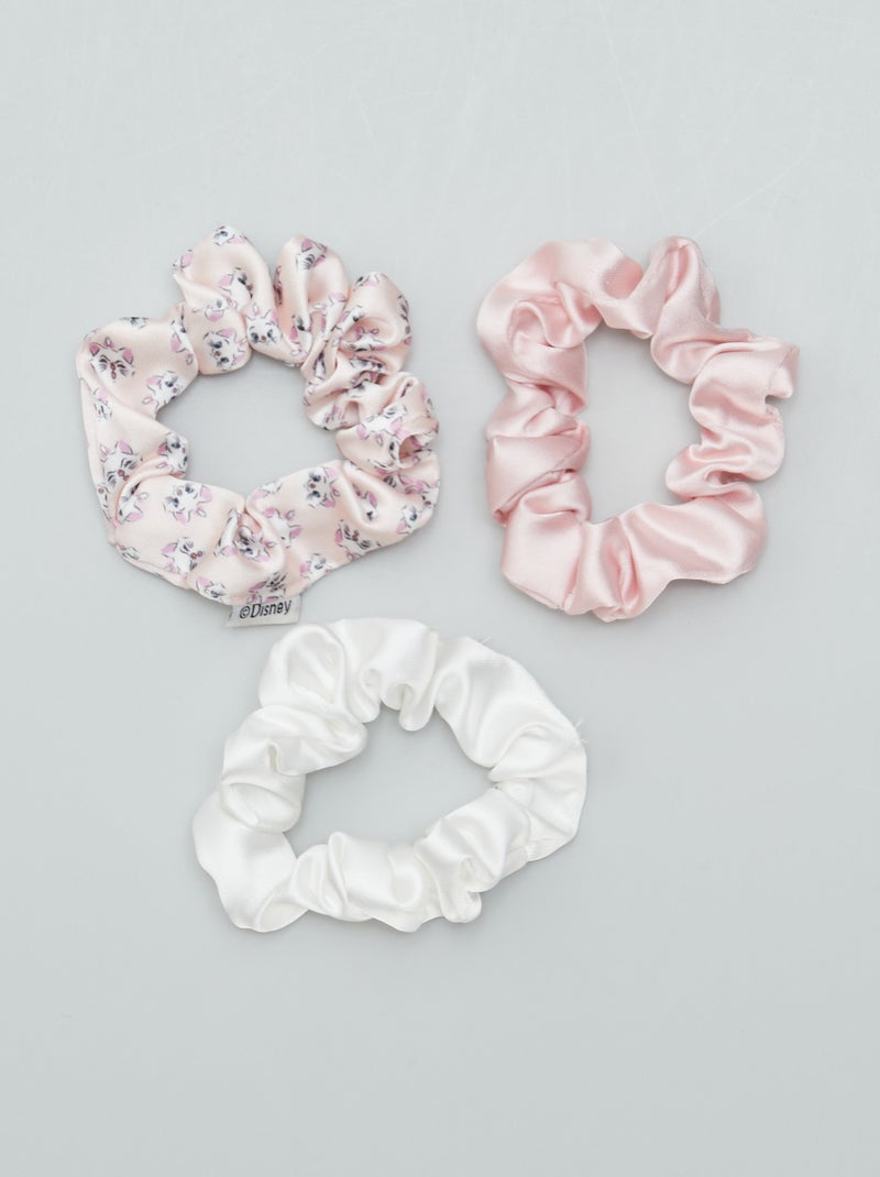 Coleteros satinados 'Disney'  - Pack de 3 ROSA - Kiabi