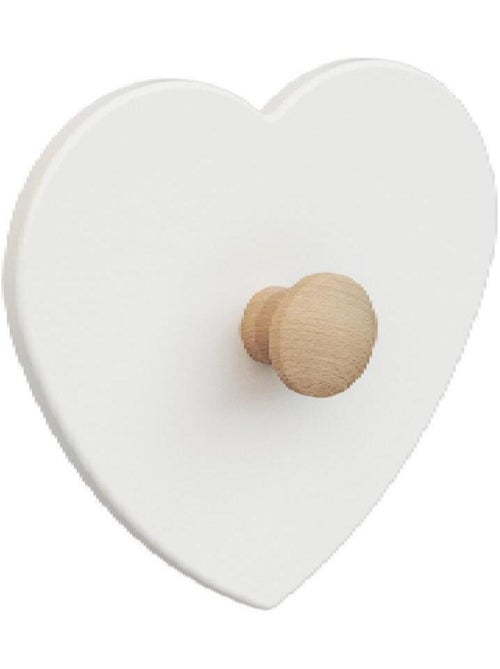 Colgador para abrigos infantiles Corazón ESSENTIEL madera - Kiabi