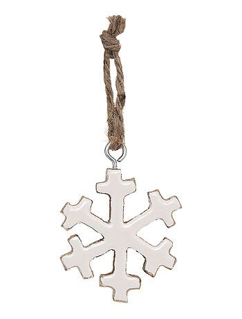 Colgante de copo de nieve de resina