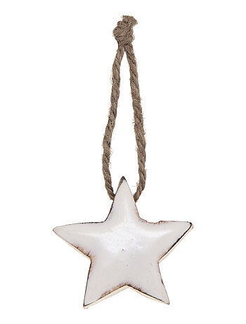 Colgante de estrella de resina