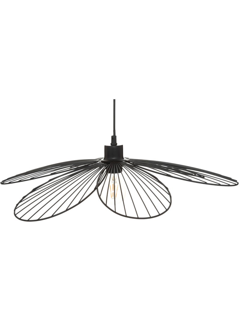 Colgante flor de metal Negro - Kiabi