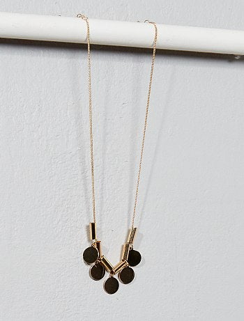 Collar con colgantes redondos - Kiabi