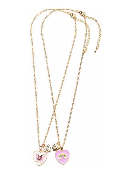Collar de amistad bff dúo mariposa y arcoíris | Great Pretenders - Kiabi