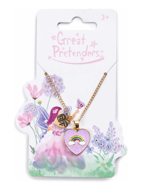 Collar de amistad bff dúo mariposa y arcoíris | Great Pretenders - Kiabi