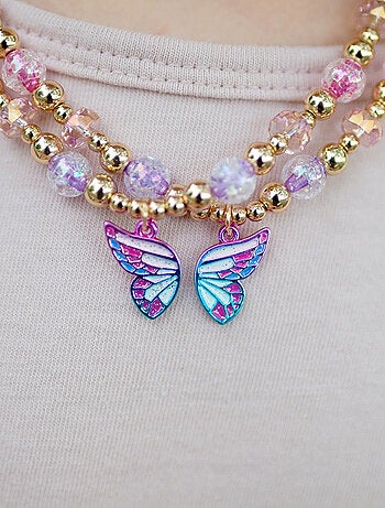 Collar de amistad mariposa bff – Pack de 2 unidades - Great Pretenders