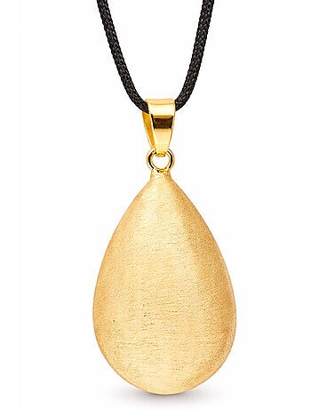 Collar de bola de embarazo, gota con efecto cepillado | Bola