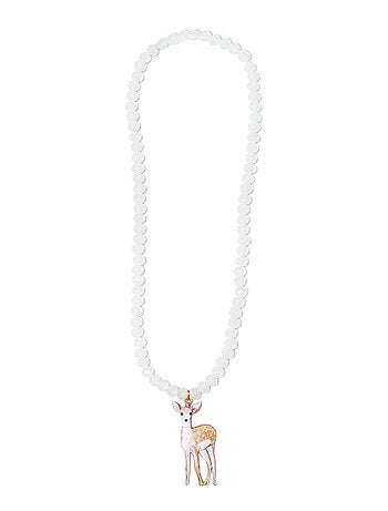 Collar de cuentas con cervatillo del bosque | Great Pretenders