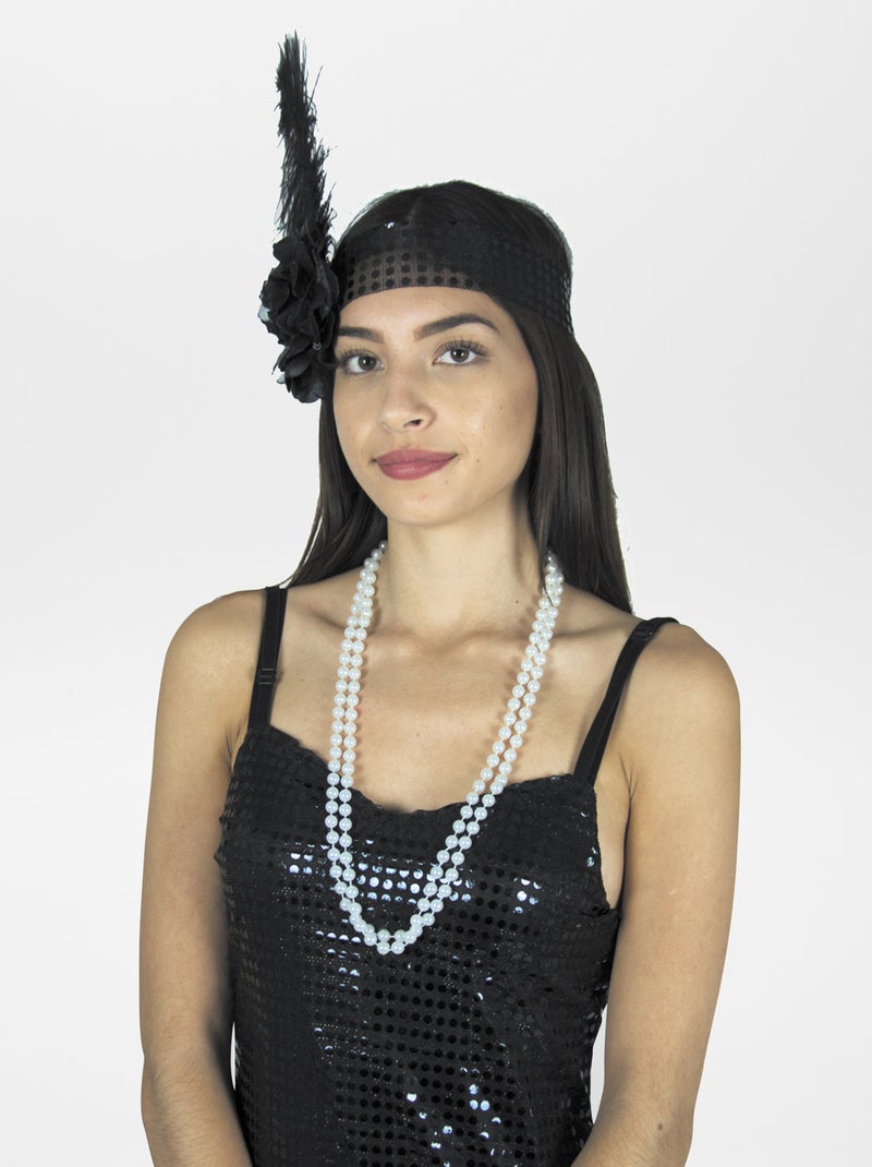Collar de perlas fantasía - Disfraz blanco - Kiabi