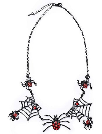 Collar infantil bruja araña halloween | great pretenders