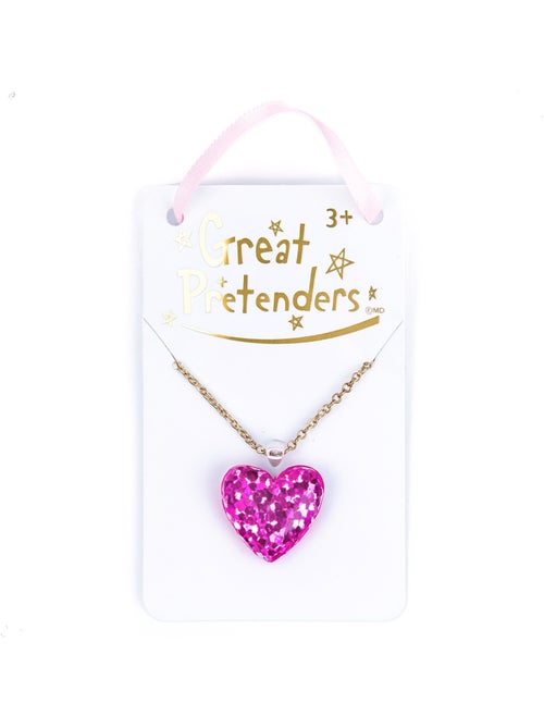 Collar infantil corazón con purpurina | Great Pretenders - Kiabi