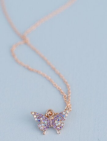 Collar mariposa con strass - Great Pretenders