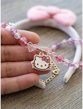 Collar niña colgante cabeza de gato Hello Kitty Sanrio