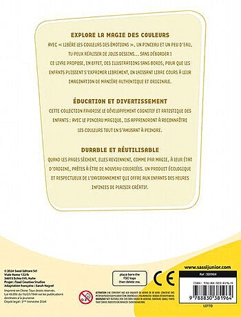 Coloración con agua pincel mágico - Sassi Junior