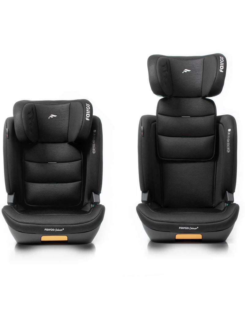 Colosso I-Size 100/150 cm 11 posiciones de altura del reposacabeza Fairgo - BLACK SAND Negro - Kiabi