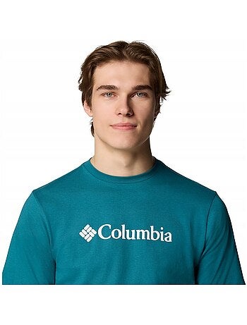 Columbia - Camiseta Basic Diseño Logotipo para Hombre