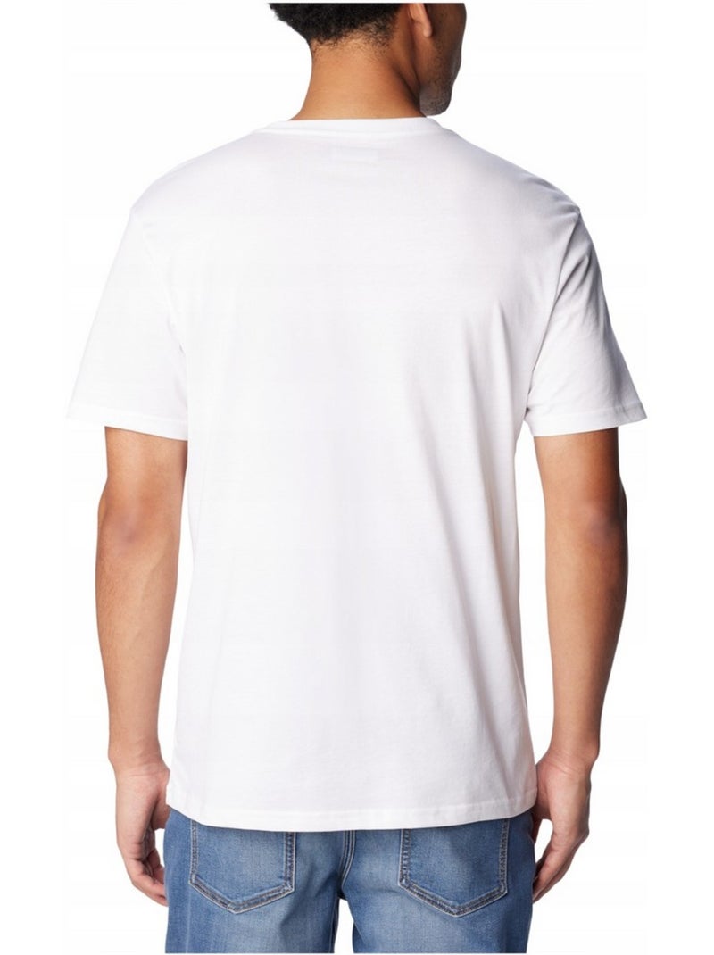 Columbia - Camiseta Basic Diseño Logotipo para Hombre Blanco - Kiabi