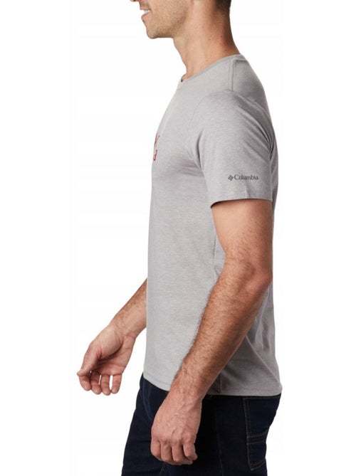 Columbia - Camiseta Basic Diseño Logotipo para Hombre - Kiabi Columbia - Camiseta Basic Diseño Logotipo para Hombre - Kiabi