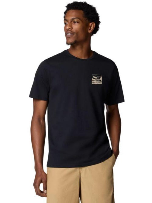 Columbia - Camiseta Explorers Canyon Diseño Estampado en Espalda de Manga Corta para Hombre - Kiabi Columbia - Camiseta Explorers Canyon Diseño Estampado en Espalda de Manga Corta para Hombre - Kiabi