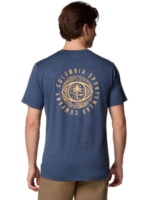 Columbia - Camiseta Kwick Hike Diseño Estampado en Espalda para Hombre - Kiabi Columbia - Camiseta Kwick Hike Diseño Estampado en Espalda para Hombre - Kiabi
