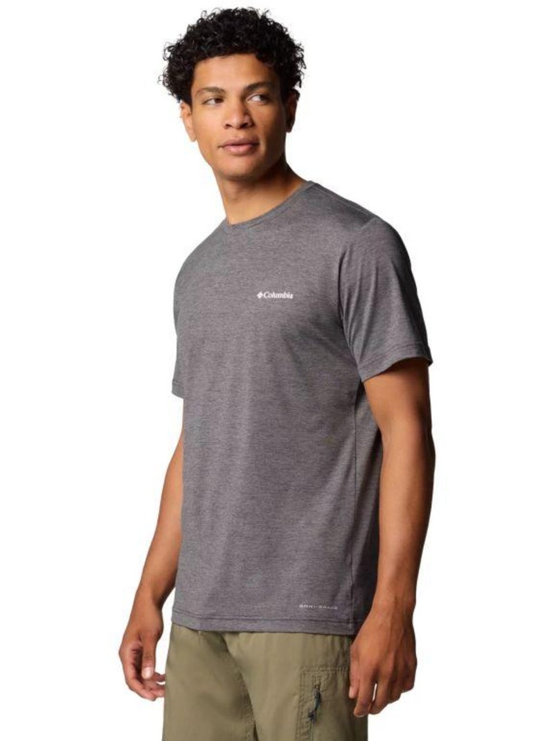 Columbia - Camiseta Kwick Hike Diseño Estampado en Espalda para Hombre Negro - Kiabi