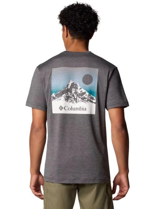 Columbia - Camiseta Kwick Hike Diseño Estampado en Espalda para Hombre - Kiabi Columbia - Camiseta Kwick Hike Diseño Estampado en Espalda para Hombre - Kiabi
