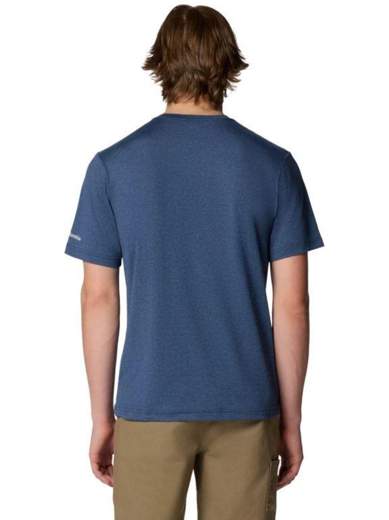Columbia - Camiseta Kwick Hike Diseño Gráfico para Hombre Azul - Kiabi