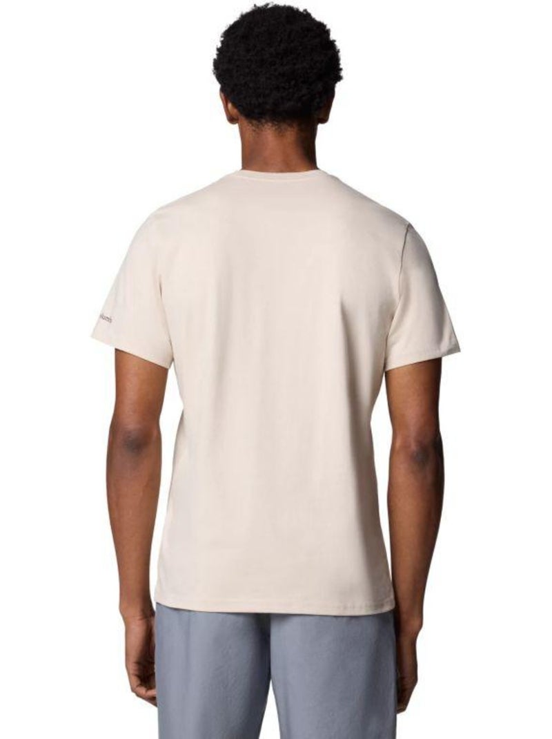 Columbia - Camiseta Path Lake II Diseño Gráfico para Hombre Beige - Kiabi