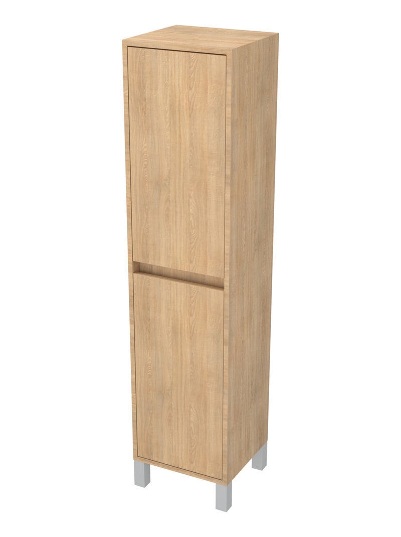 Columna de baño de 2 puertas Beige claro - Kiabi