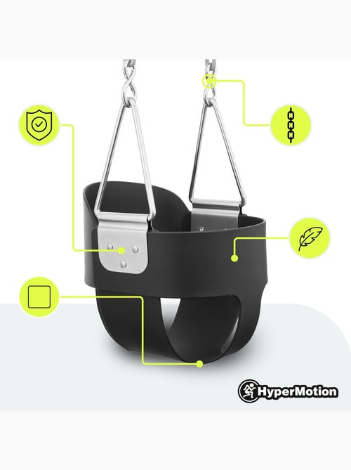 Columpio Cubo para Bebé HyperMotion - Asiento EVA Confort y Seguridad Jardín 22 kg - Kiabi