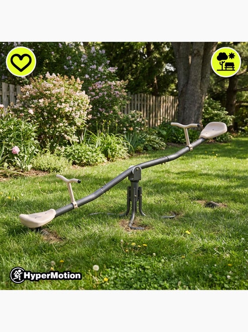 Columpio de Jardín 2 en 1 HyperMotion - Viga de Equilibrio y Rotación 360° - 70 kg - Kiabi