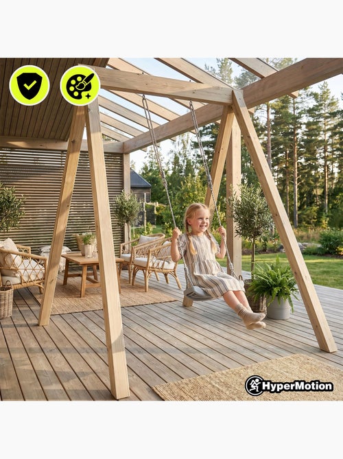 Columpio de jardín clásico para niños hypermotion – seguro, resistente y ajustable - Kiabi