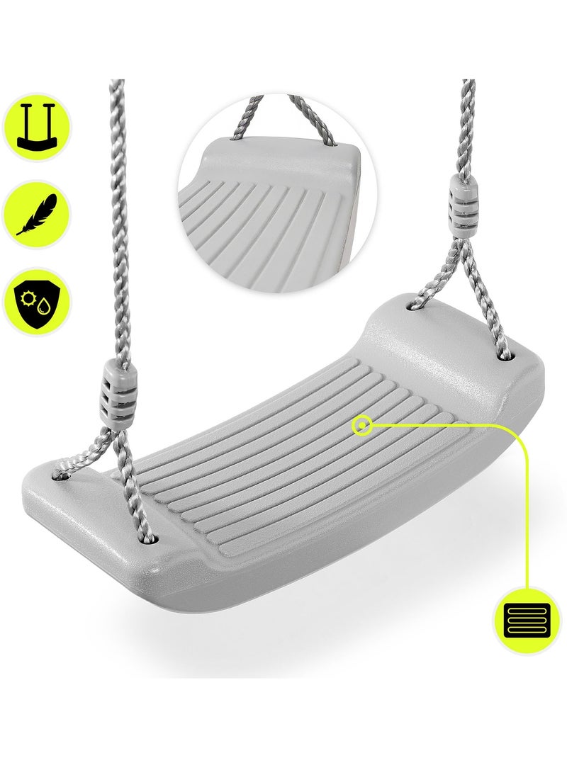 Columpio de jardín clásico para niños hypermotion – seguro, resistente y ajustable Gris - Kiabi