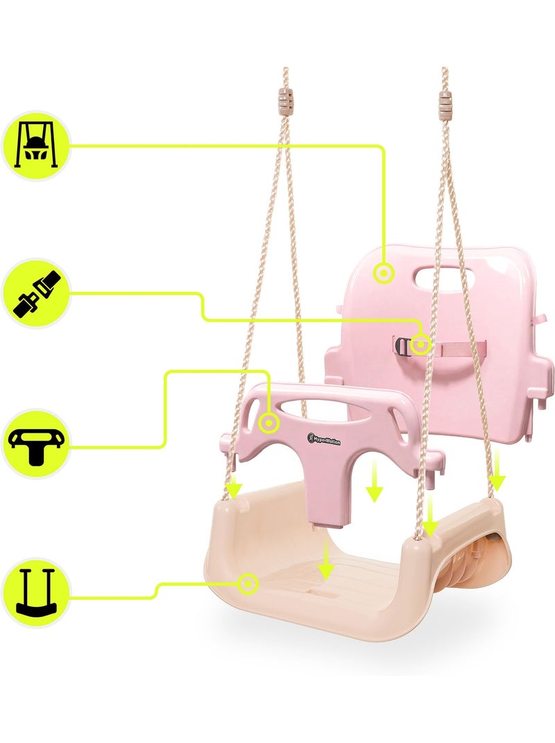 Columpio evolutivo 3 en 1 para niños hypermotion Rosa - Kiabi