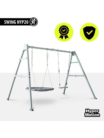 Columpio hypermotion 4 en 1 con hamaca, columpio y nido infantil