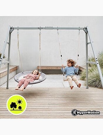 Columpio hypermotion 4 en 1 con hamaca, columpio y nido infantil