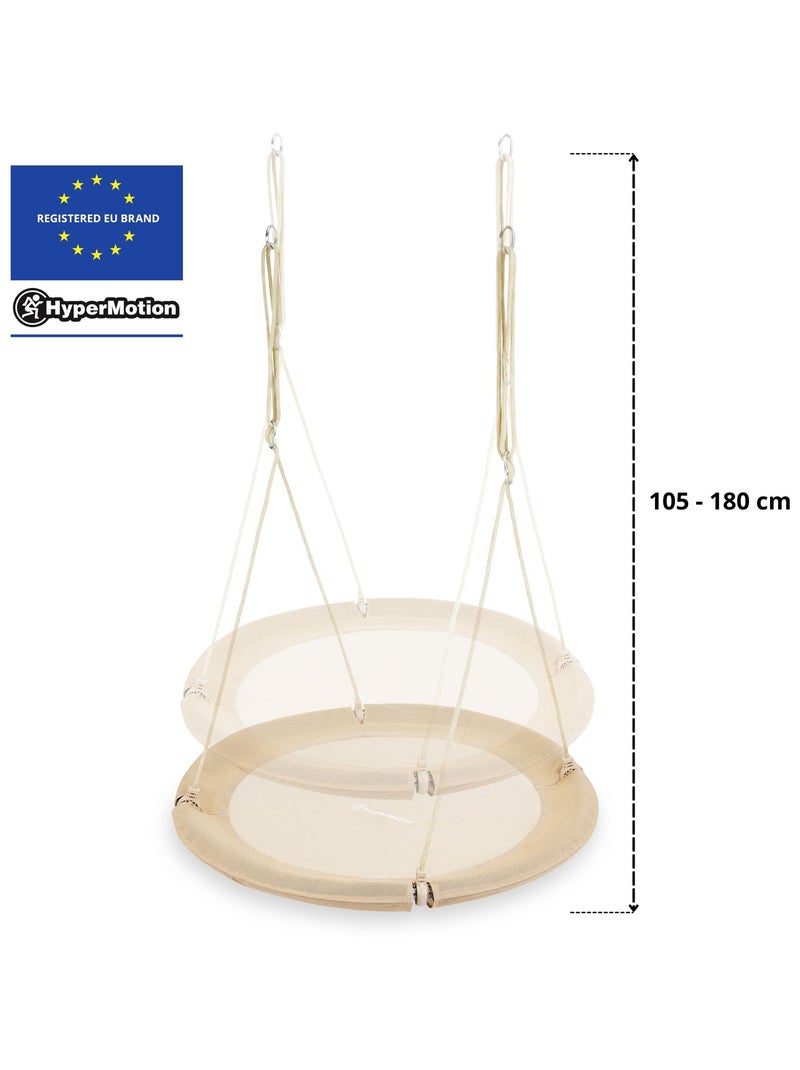 Columpio nido de cigüeña 100 cm boho infantil exterior jardín resistente hasta 150kg N/D - Kiabi