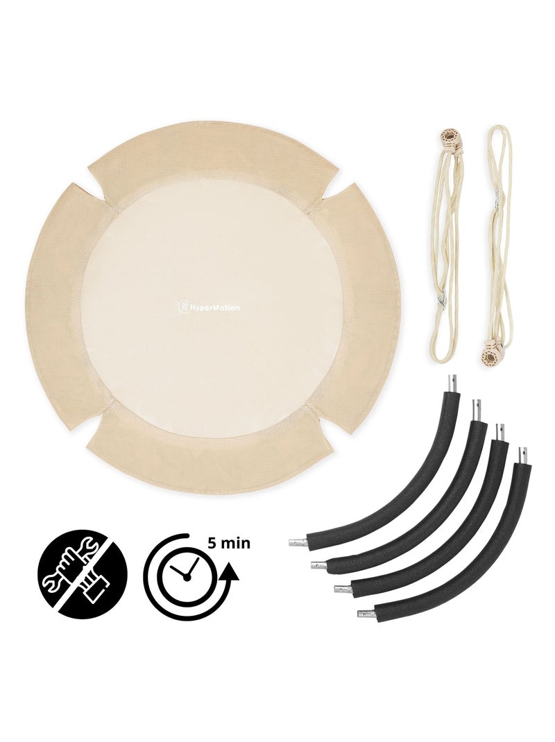 Columpio nido de cigüeña 100 cm boho infantil exterior jardín resistente hasta 150kg N/D - Kiabi